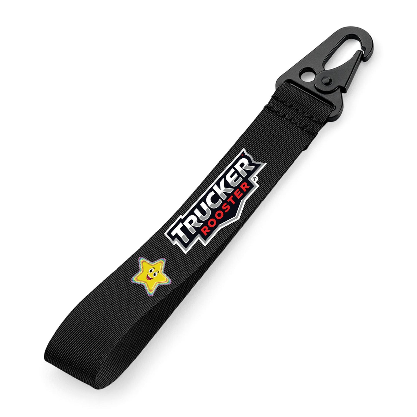 Trucker Rooster Key Clip