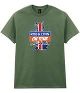Rob & Lynn on Tour Adult T-Shirt (Printed)