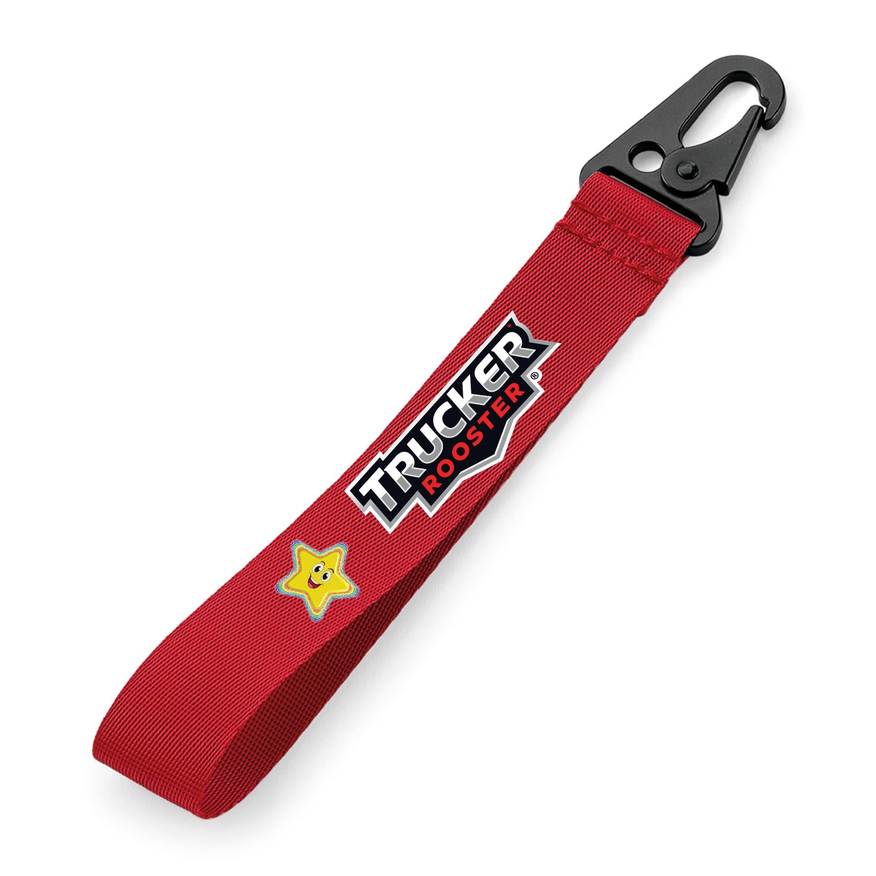Trucker Rooster Key Clip