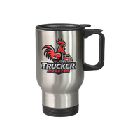 Trucker Rooster Sublimation 14oz Stainless Steel Travel Mug