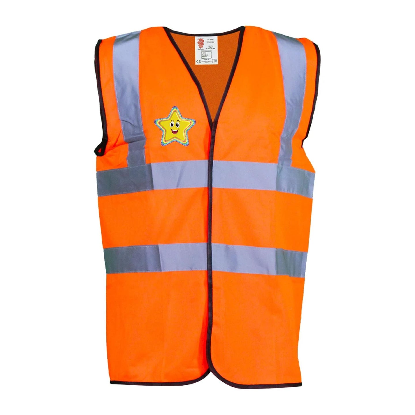 Trucker Rooster Sleeveless Safety Waist Coat