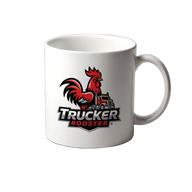 Trucker Rooster Premium 10oz Sublimation Mug