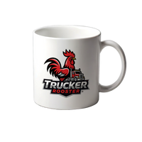 Trucker Rooster Premium 10oz Sublimation Mug