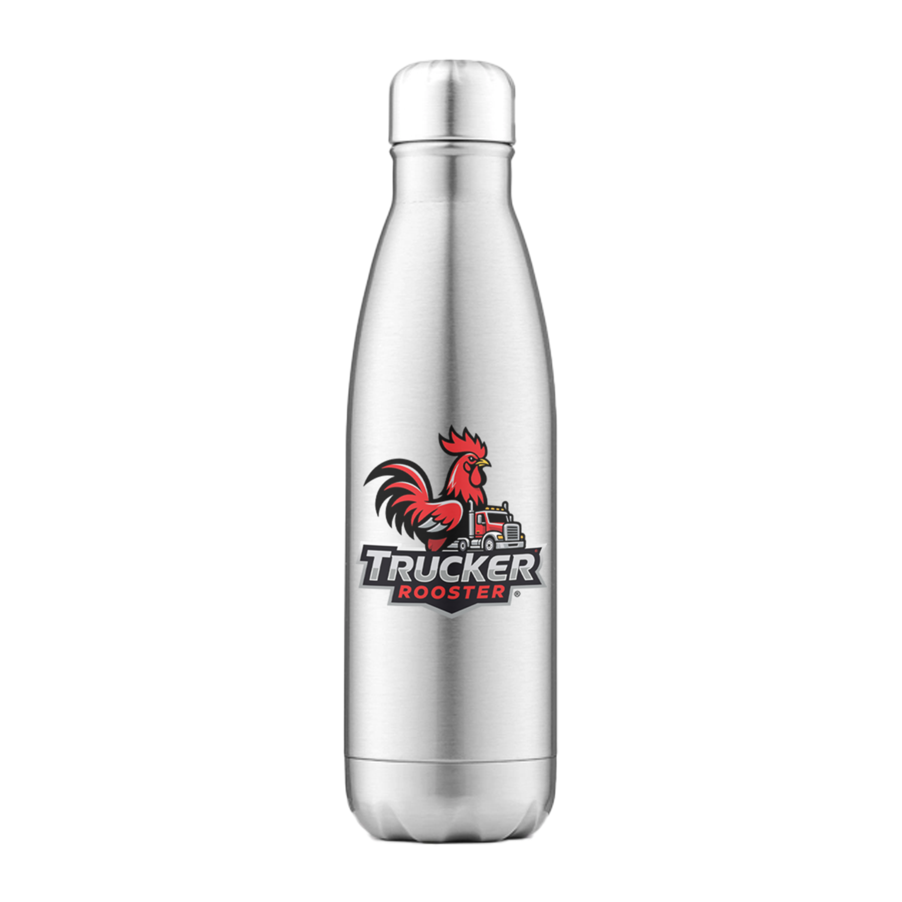 Trucker Rooster 500ml Stainless Steel Water Bottle