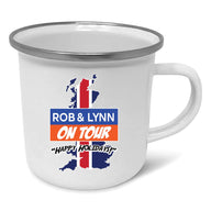 Rob & Lynn on Tour Enamel Camp Mug