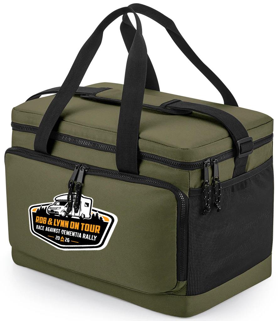 Rob & Lynn on Tour Race Against Dementia 2026 Recycled Large Cooler Shoulder Bag