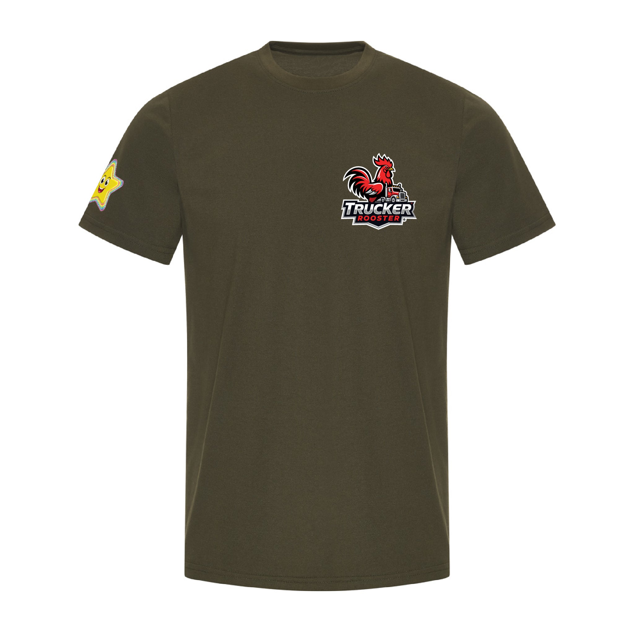 Trucker Rooster Small Logo Classic T-Shirt