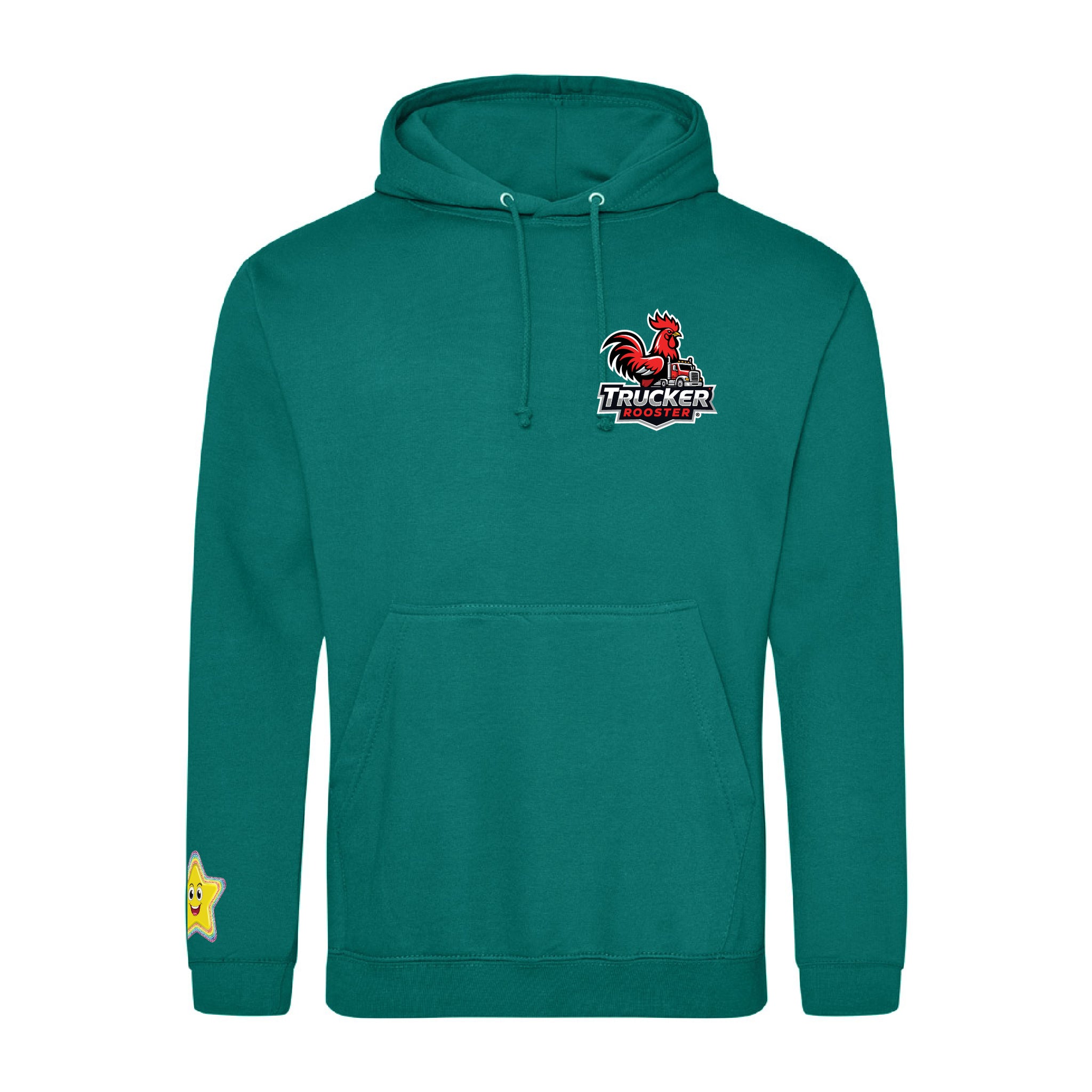 Trucker Rooster Small Logo Classic Hooded Sweatshirt