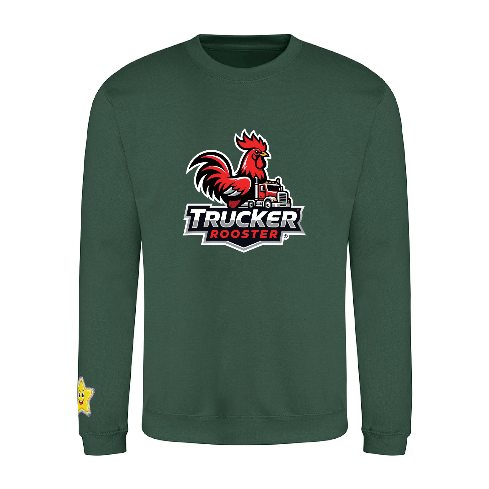 Trucker Rooster Large Logo Classic Sweatshirt