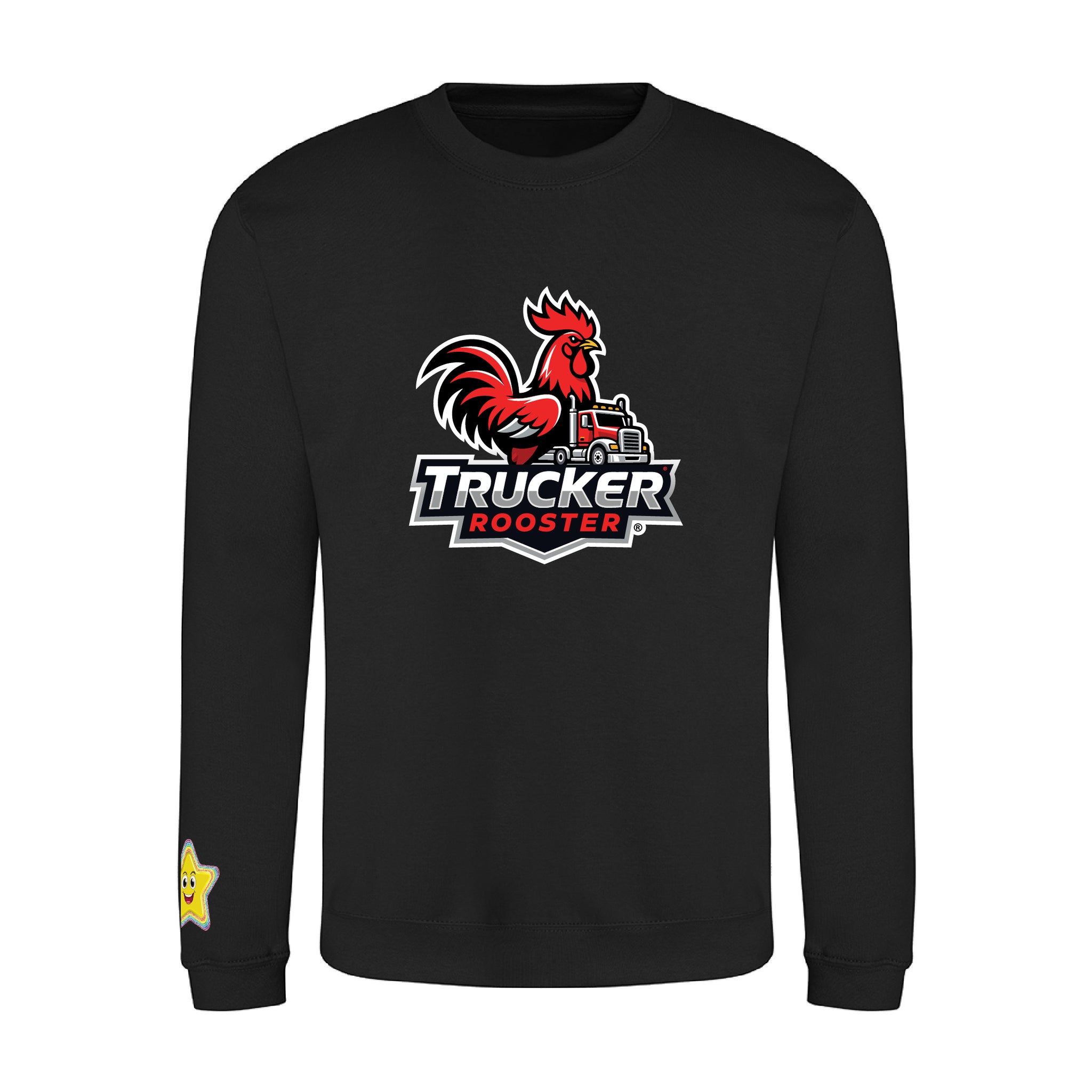 Trucker Rooster Large Logo Classic Sweatshirt