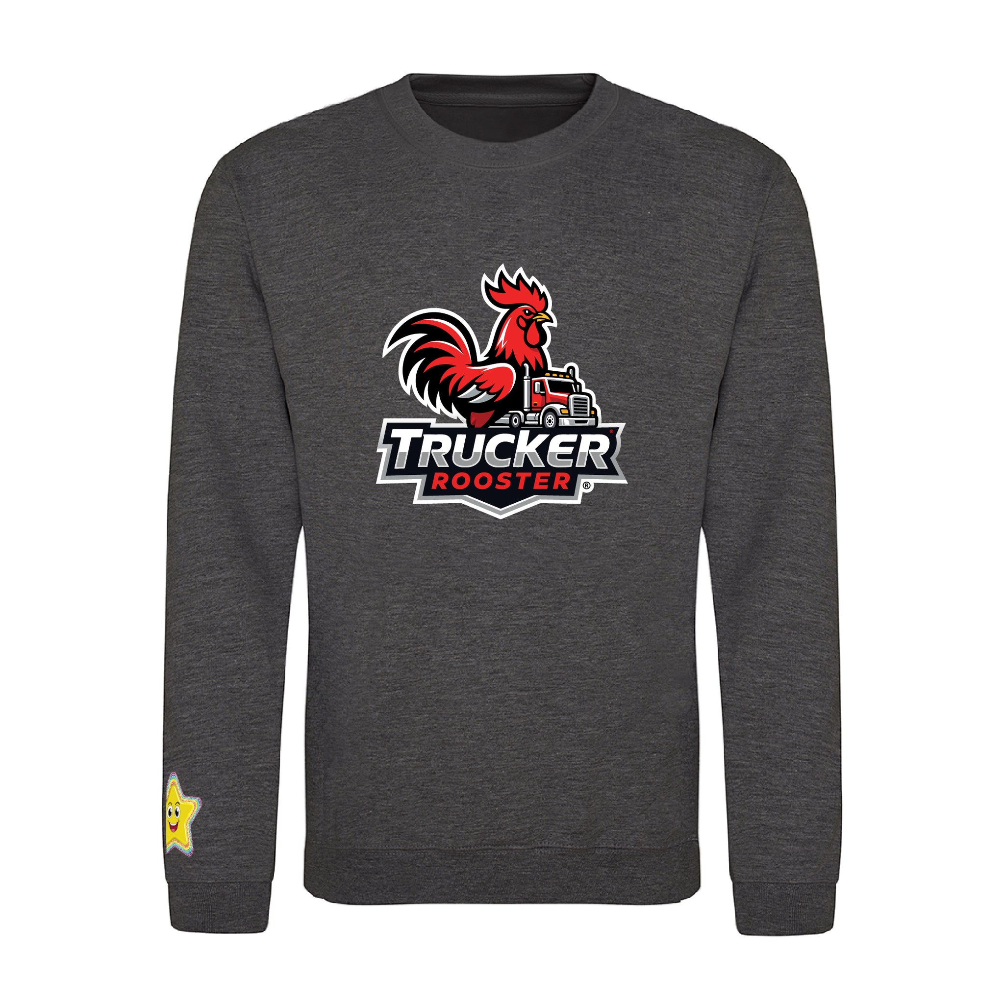 Trucker Rooster Large Logo Classic Sweatshirt