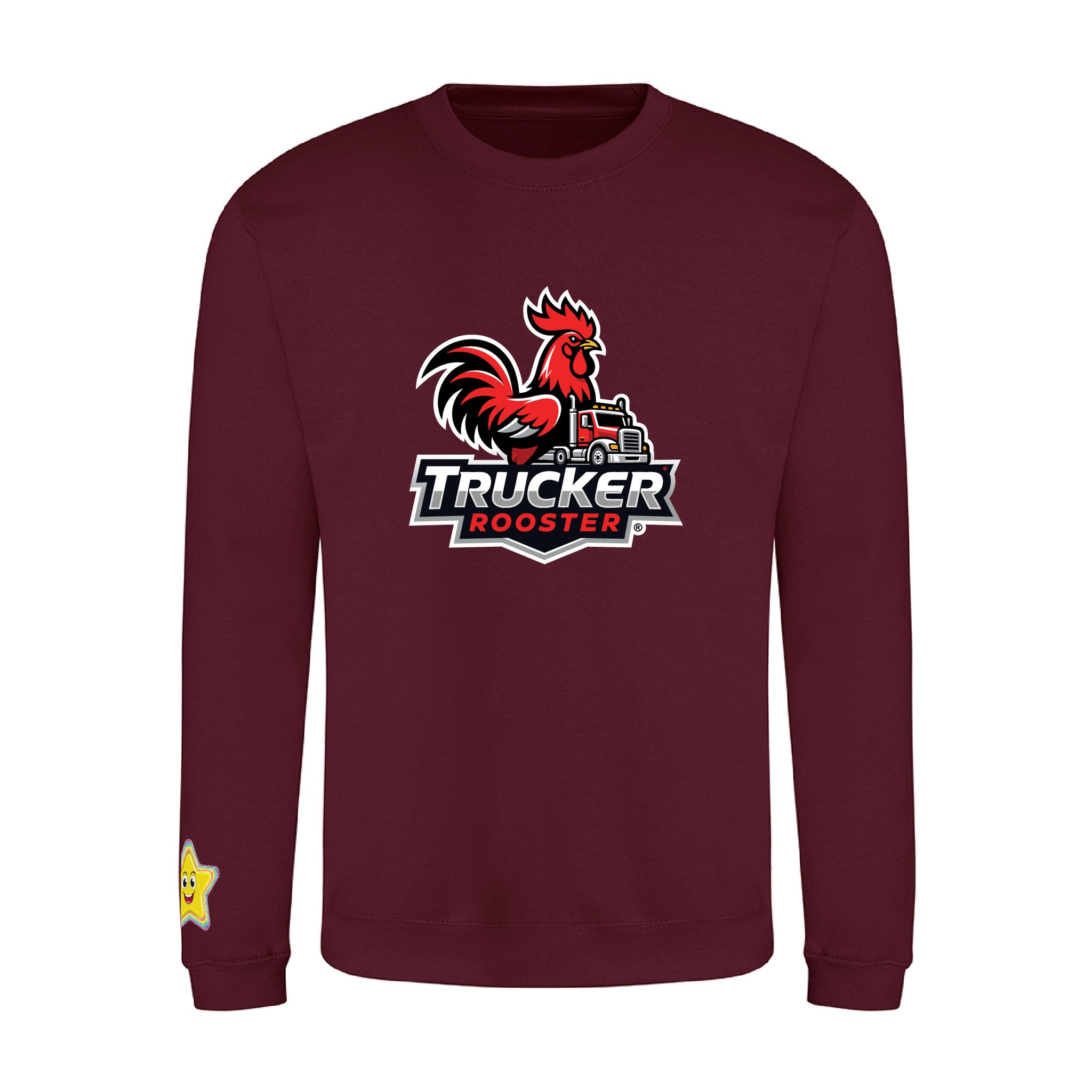 Trucker Rooster Large Logo Classic Sweatshirt