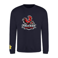 Trucker Rooster Large Logo Classic Sweatshirt