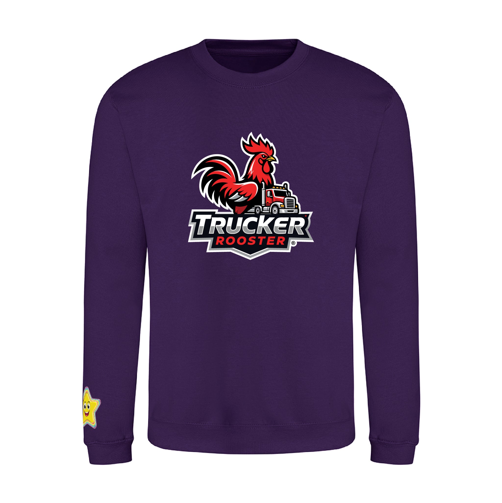 Trucker Rooster Large Logo Classic Sweatshirt