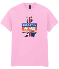 Rob & Lynn on Tour Adult T-Shirt (Printed)