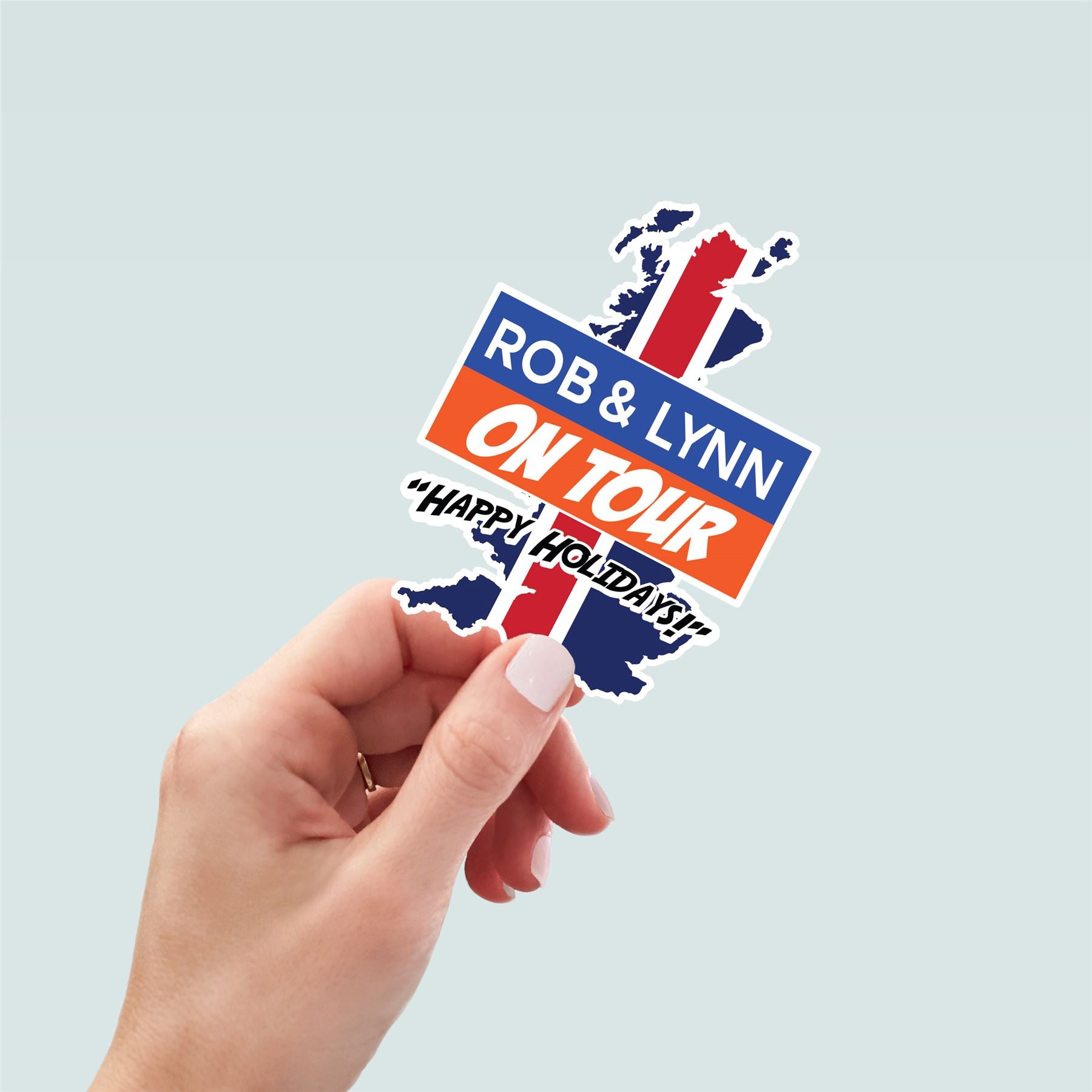 Rob & Lynn on Tour Stickers (3 Pack)
