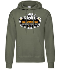 Rob & Lynn on Tour Race Against Dementia 2026 Hooded Sweatshirt