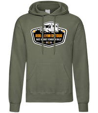 Rob & Lynn on Tour Race Against Dementia 2026 Hooded Sweatshirt