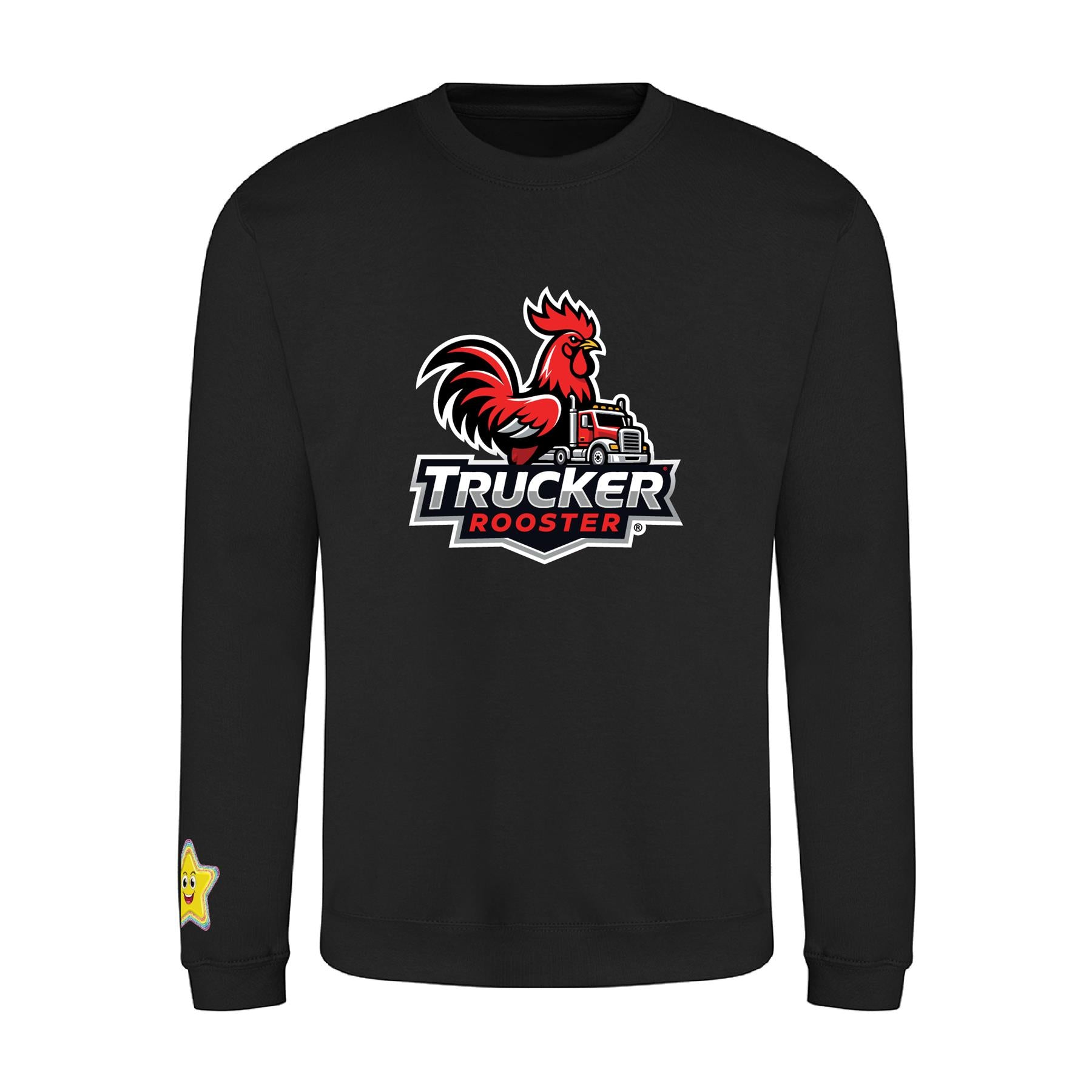 Trucker Rooster Large Logo Classic Sweatshirt