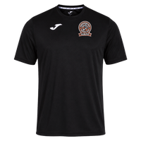 Aberbargoed Buds FC Joma Combi Short Sleeve T-Shirt (Black)